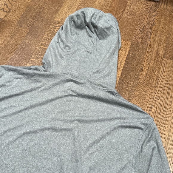 Polo Ralph Lauren Performance P Wing Gray Athletic Lightweight Hoodie Mens 2XL - Picture 5 of 11